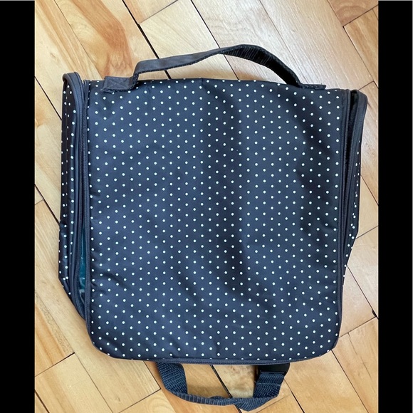 thirtyone Bags Thirtyone Cosmetic Travel Bag Black And White Polka